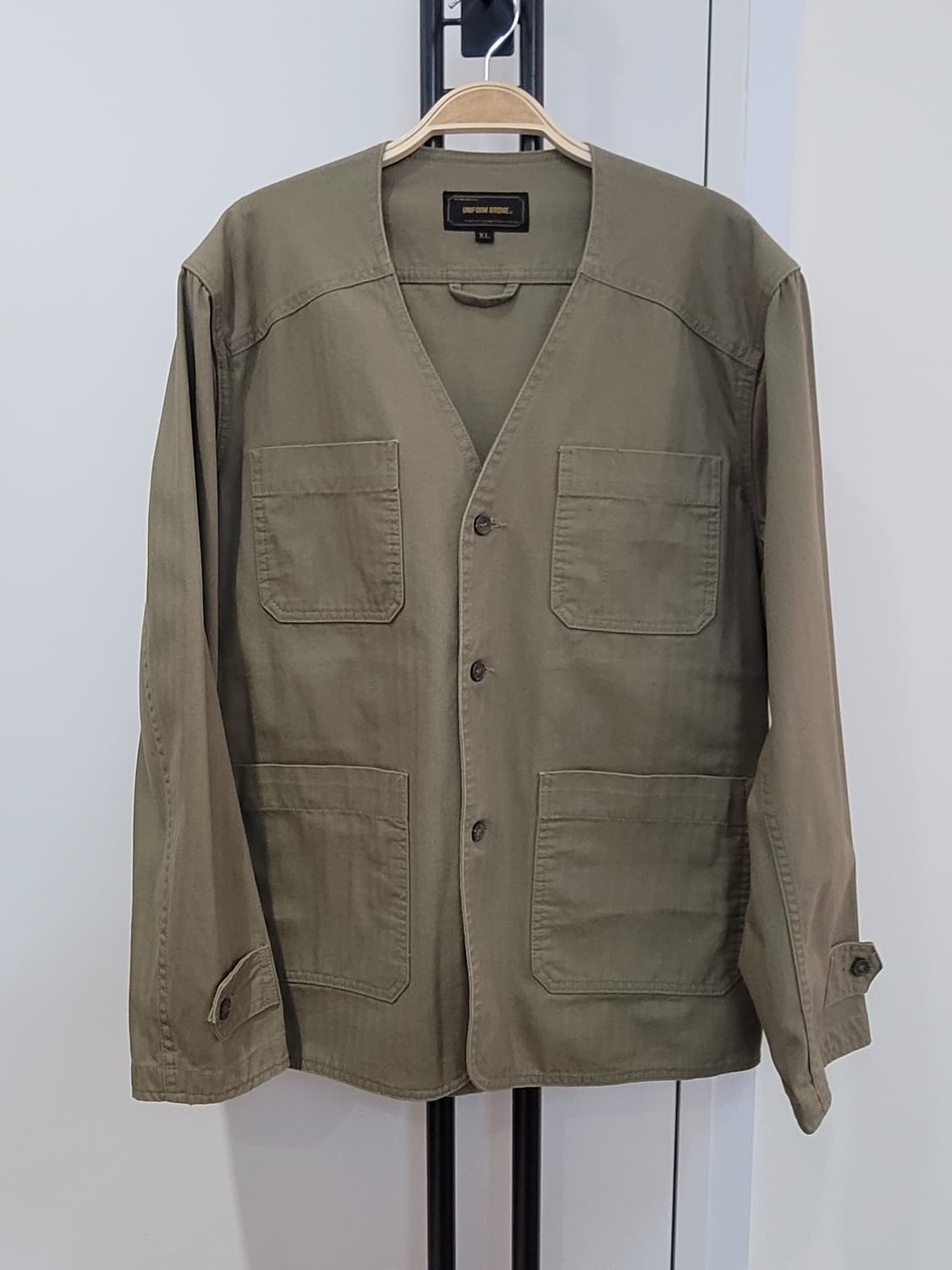 유니폼브릿지 아메카지 노카라 자켓 XL사이즈 상품이미지1