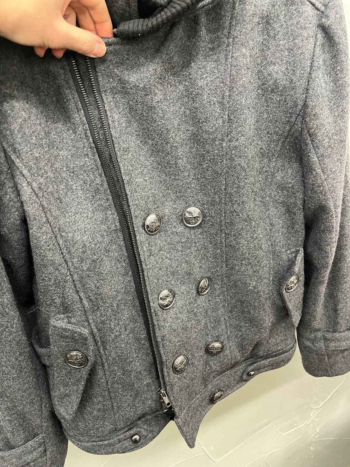 레이어드 더블 브레스티드 자켓 상품이미지5