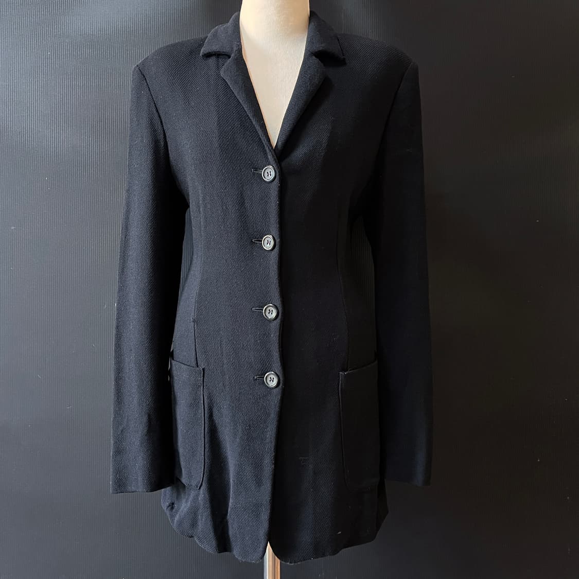 iBlues by Max Mara 이태리 생산 블랙 니트 자켓 상품이미지1