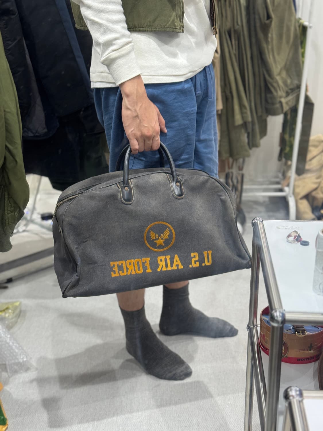 레어] 50s USAF 미공군 짐백 상품이미지10