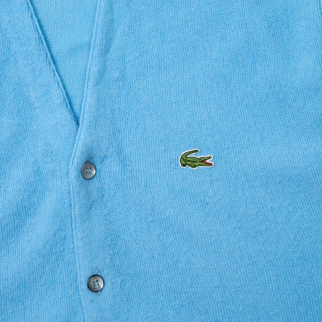 80s IZOD 라코스테 아크릴 가디건 스카이블루 상품이미지2