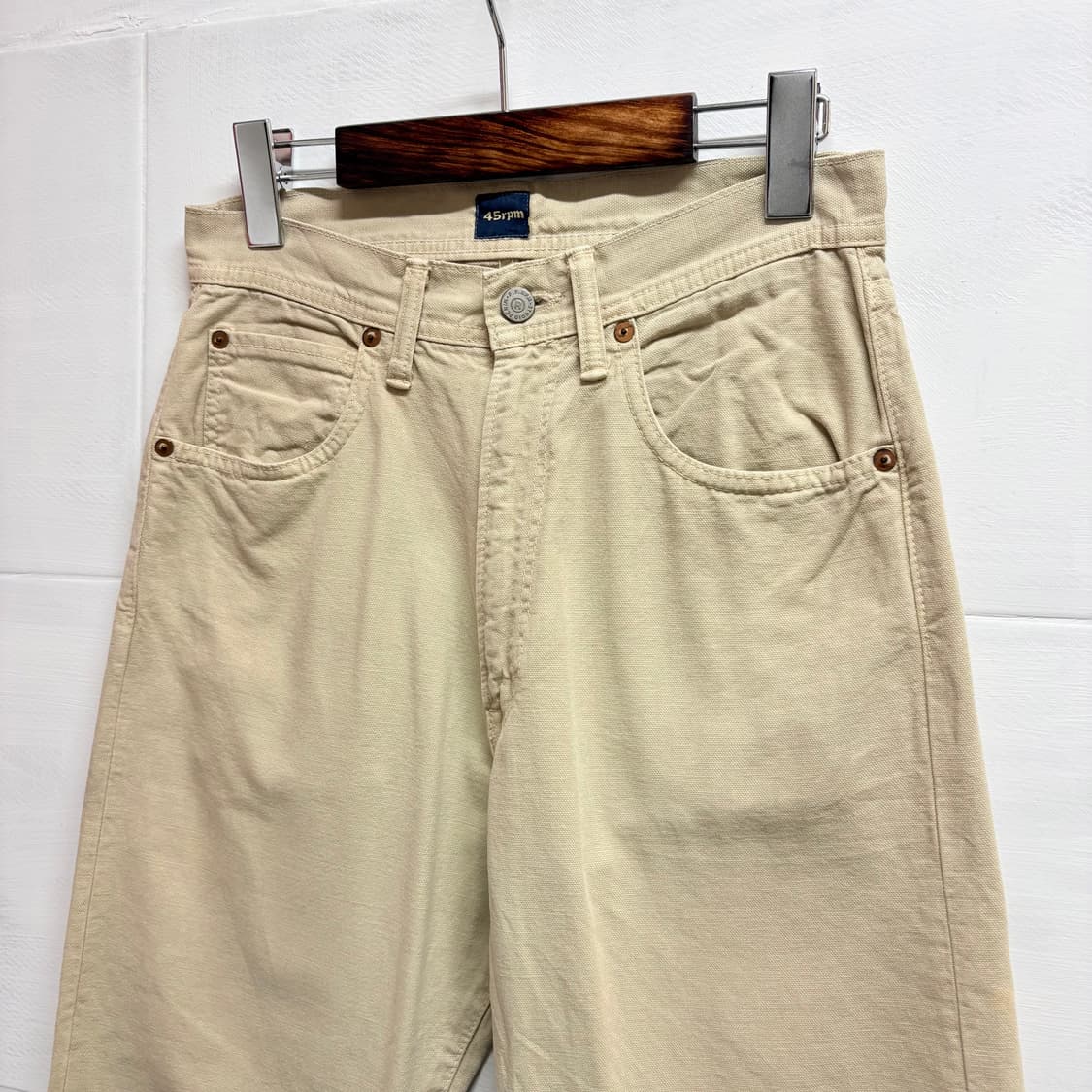 45RPM 45R 45알피엠 스탠다드 핏 코튼 팬츠  상품이미지2