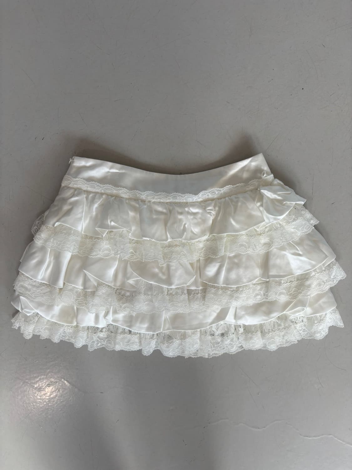 (New) 13deMarzo Tiered Lace Ruffle Skirt 상품이미지6