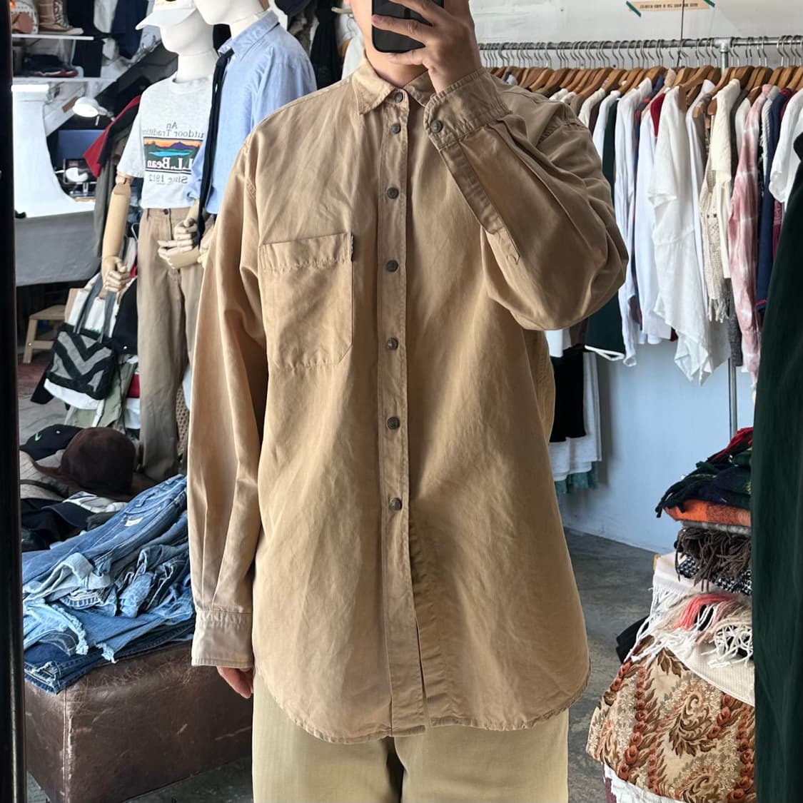 (착용컷) 90's GUCCI 셔츠 (남성용 103) 상품이미지3