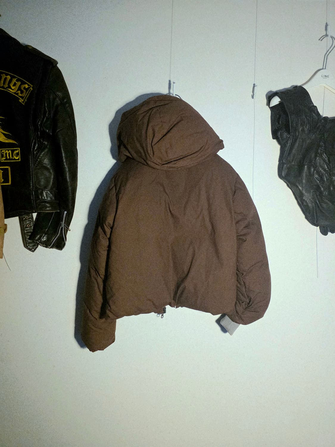 나나서카 후드 크롭 다운 패딩 상품이미지2