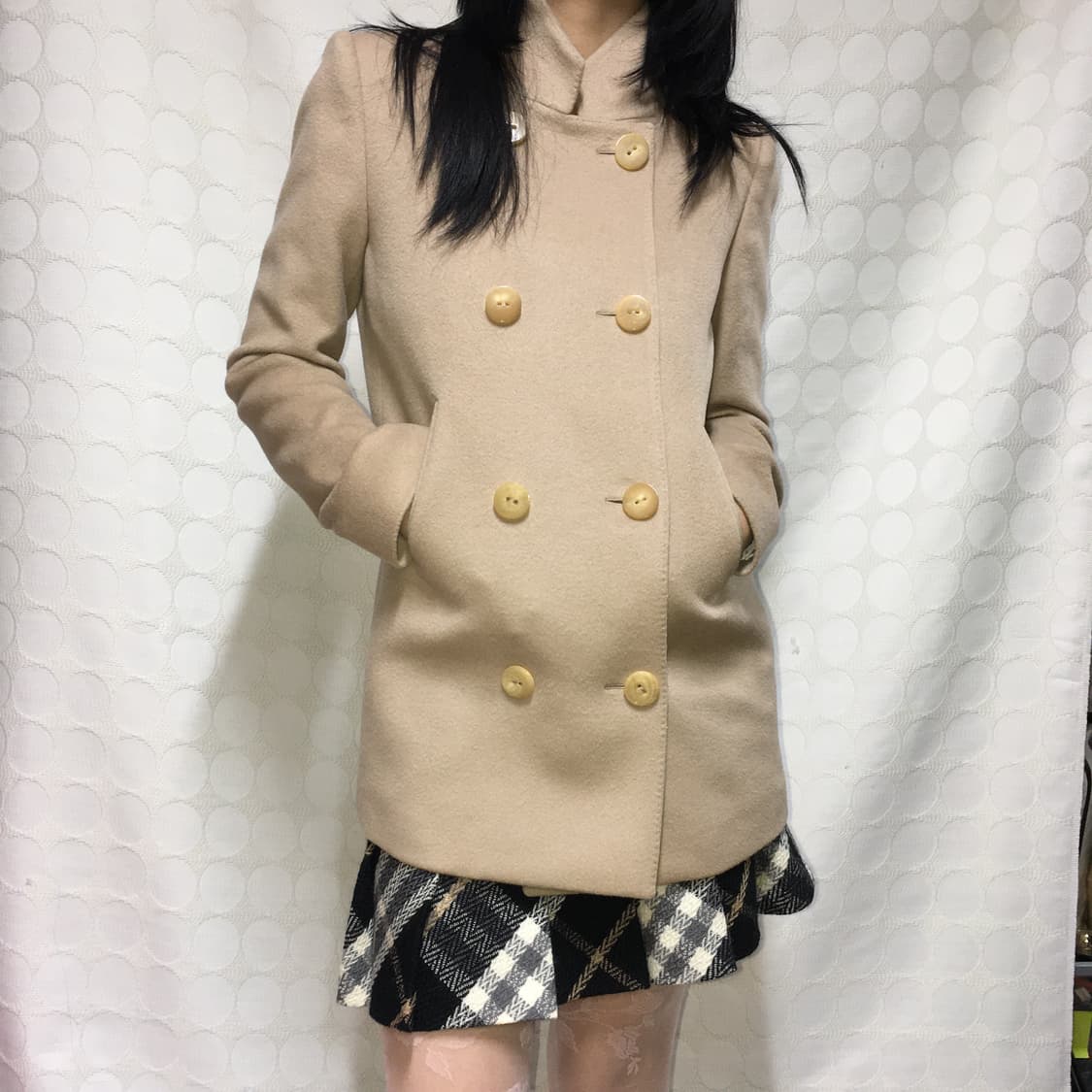 blumarine 더블 버튼 코트 상품이미지2