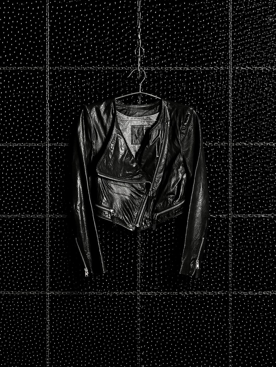 G.ATTIUDE 크롭 라이더자켓 상품이미지1