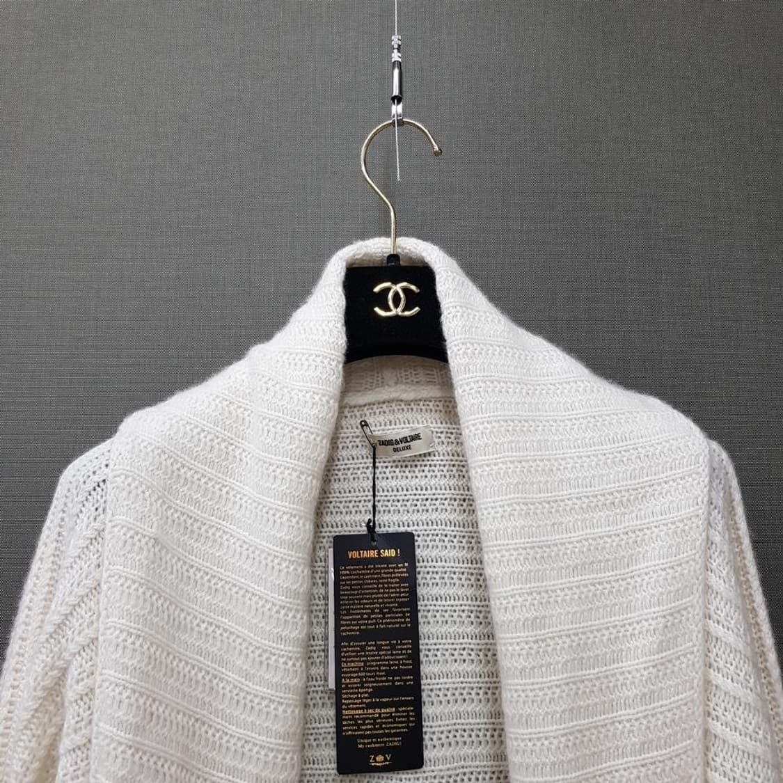 쟈딕앤볼테르 100 캐시미어 숄카라 롱 가디건 xs/s 사이즈 상품이미지2