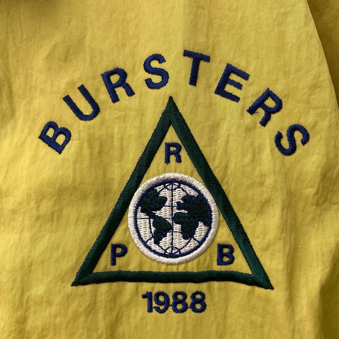 로쪼 머스타드 옐로우 백자수 나일론 자켓 상품이미지3