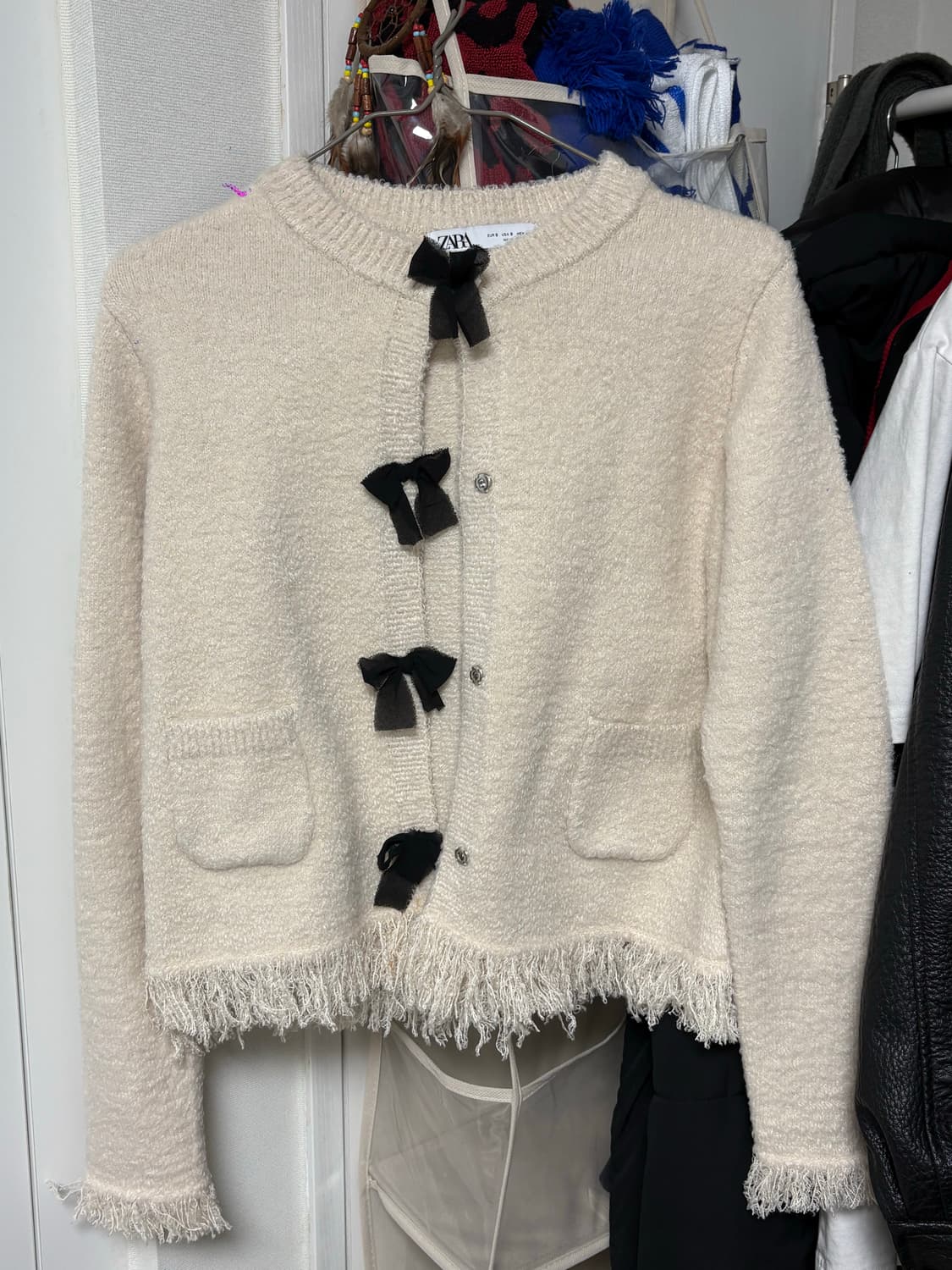 자라 리본 니트 가디건 상품이미지1