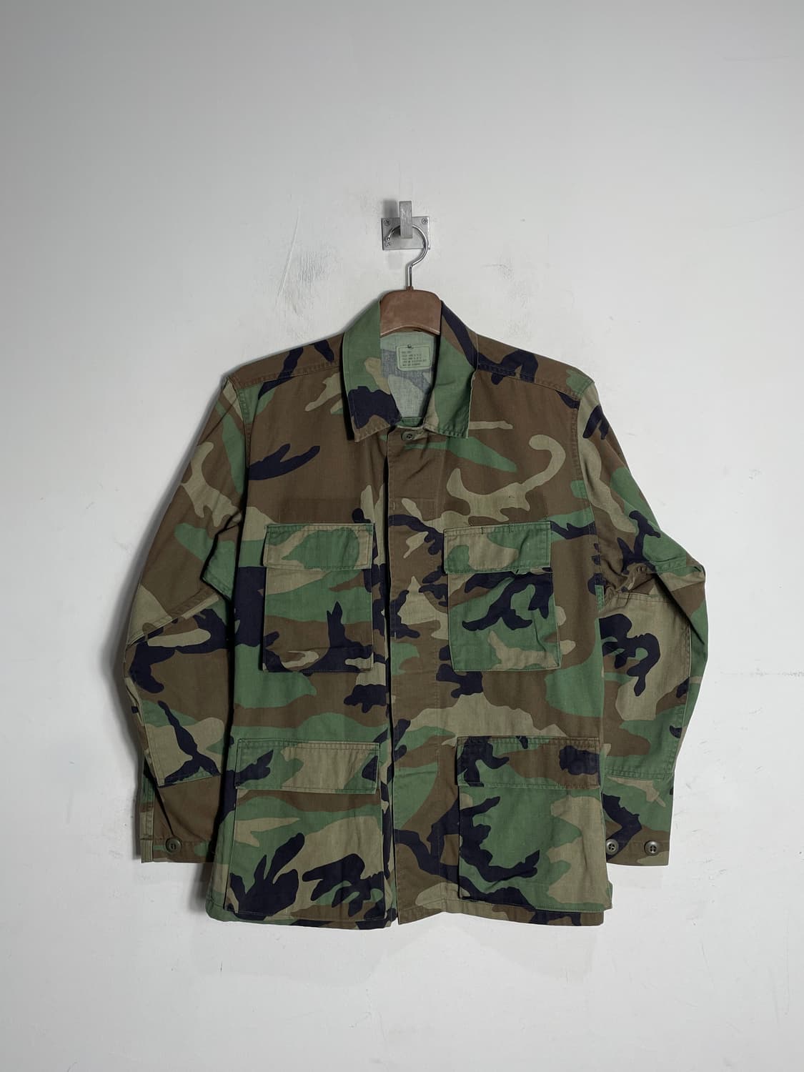 미군 오리지널 우드랜드 군복 자켓 S/S 상품이미지1