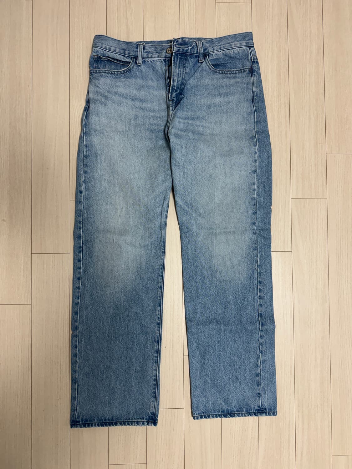 JW Anderson/Uniqlo 유니클로 스트레이트 진 63블루 28 상품이미지1