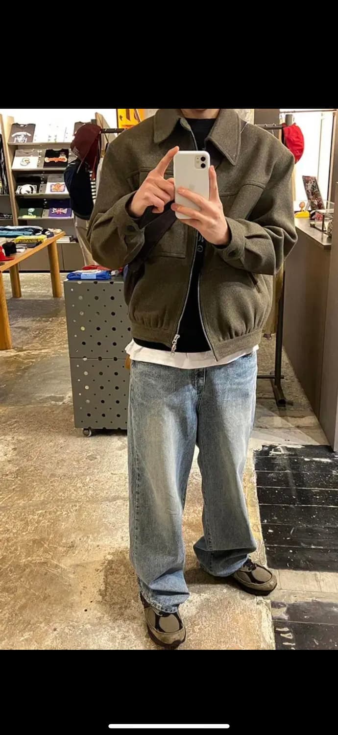 유먼트 washed wide denim 와이드 데님팬츠 상품이미지5