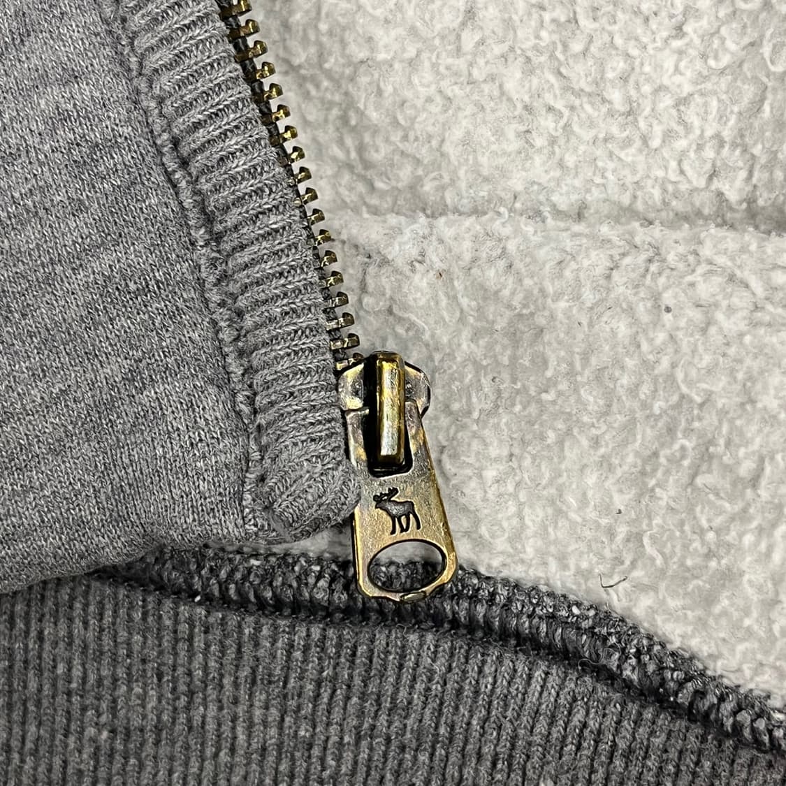 아베크롬비 그레이 트랙탑 면 코튼 집업  상품이미지6