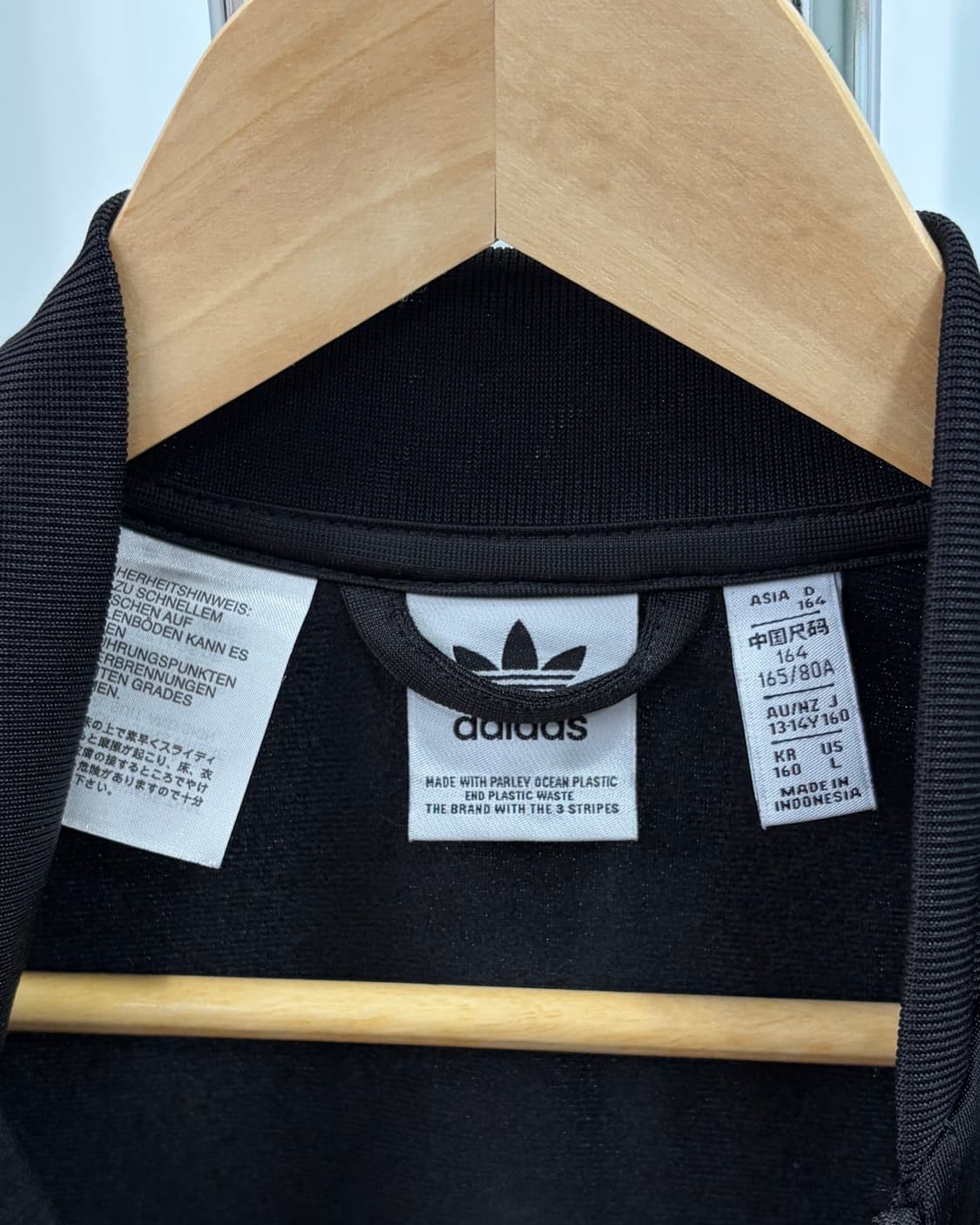 [S]아디다스 트레포일 SST 블랙 트랙탑 져지 상품이미지6