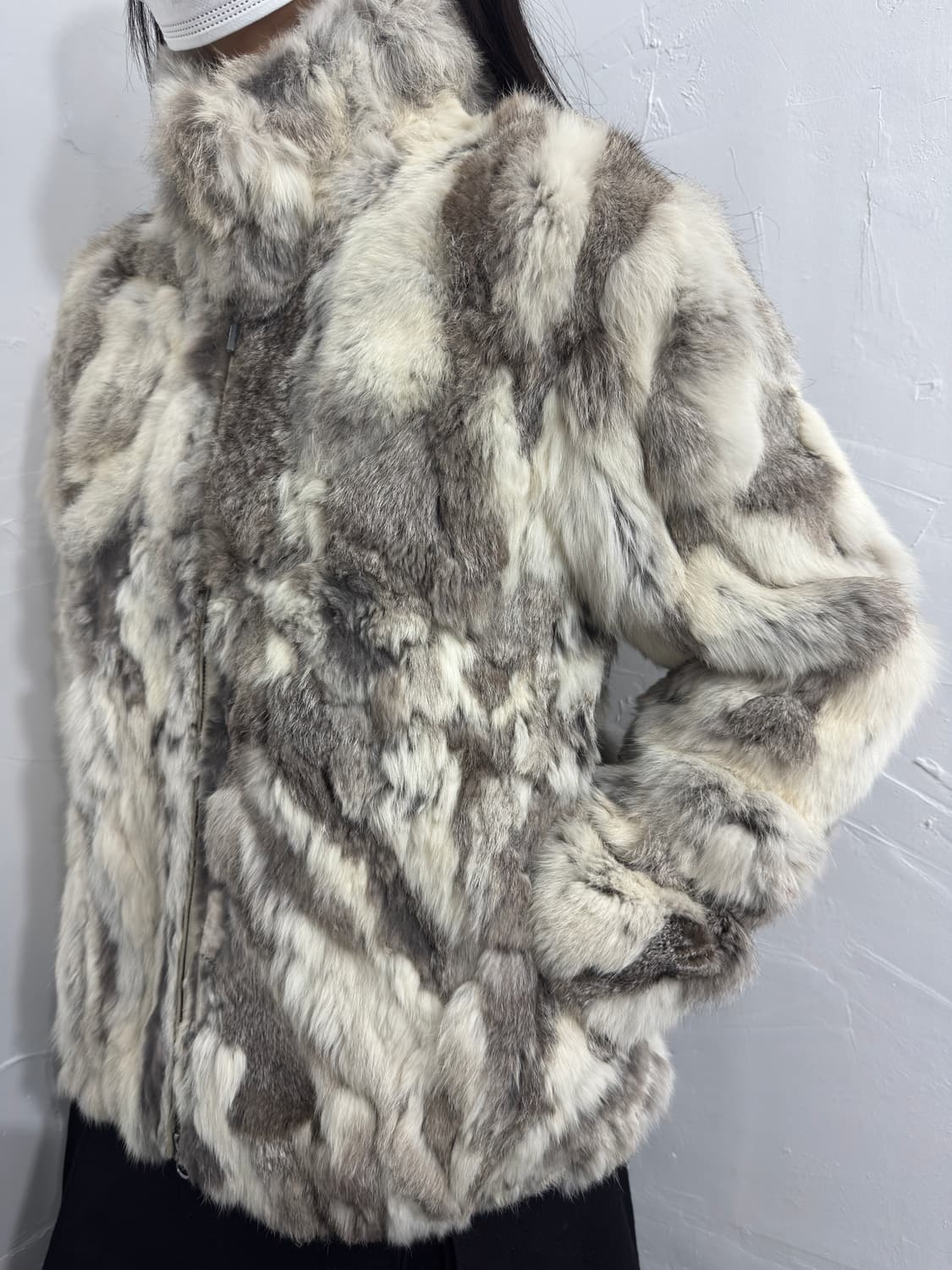 rabbit fur jacket 상품이미지4