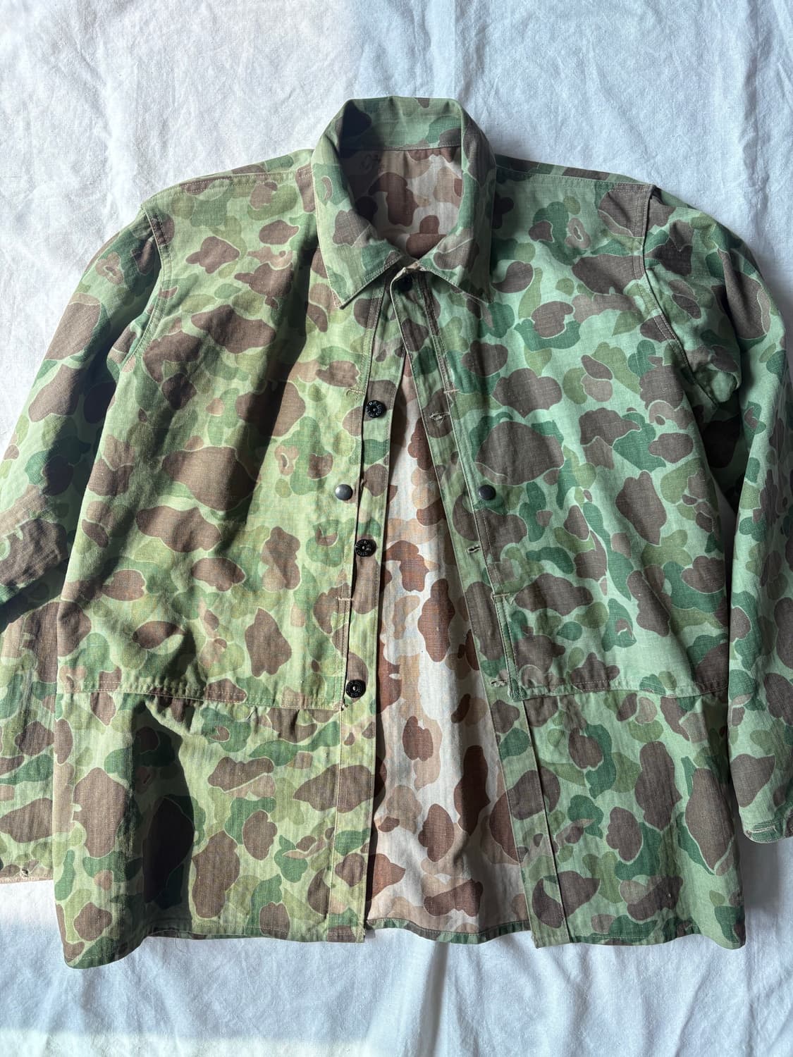 WWii USMC P-44 Frogskin Camo Jacket 상품이미지1
