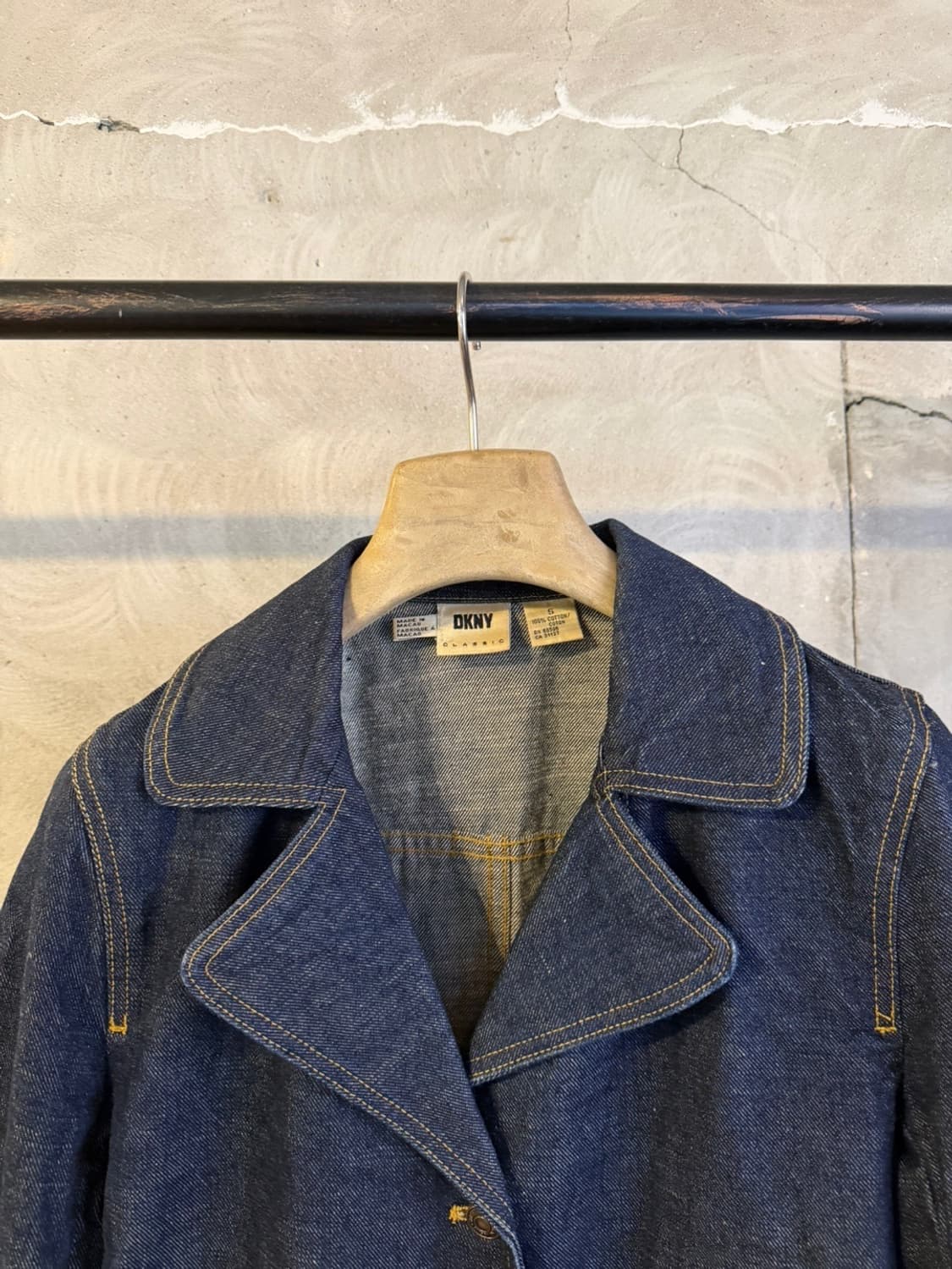 DKNY 데님 코트 55~66 상품이미지3