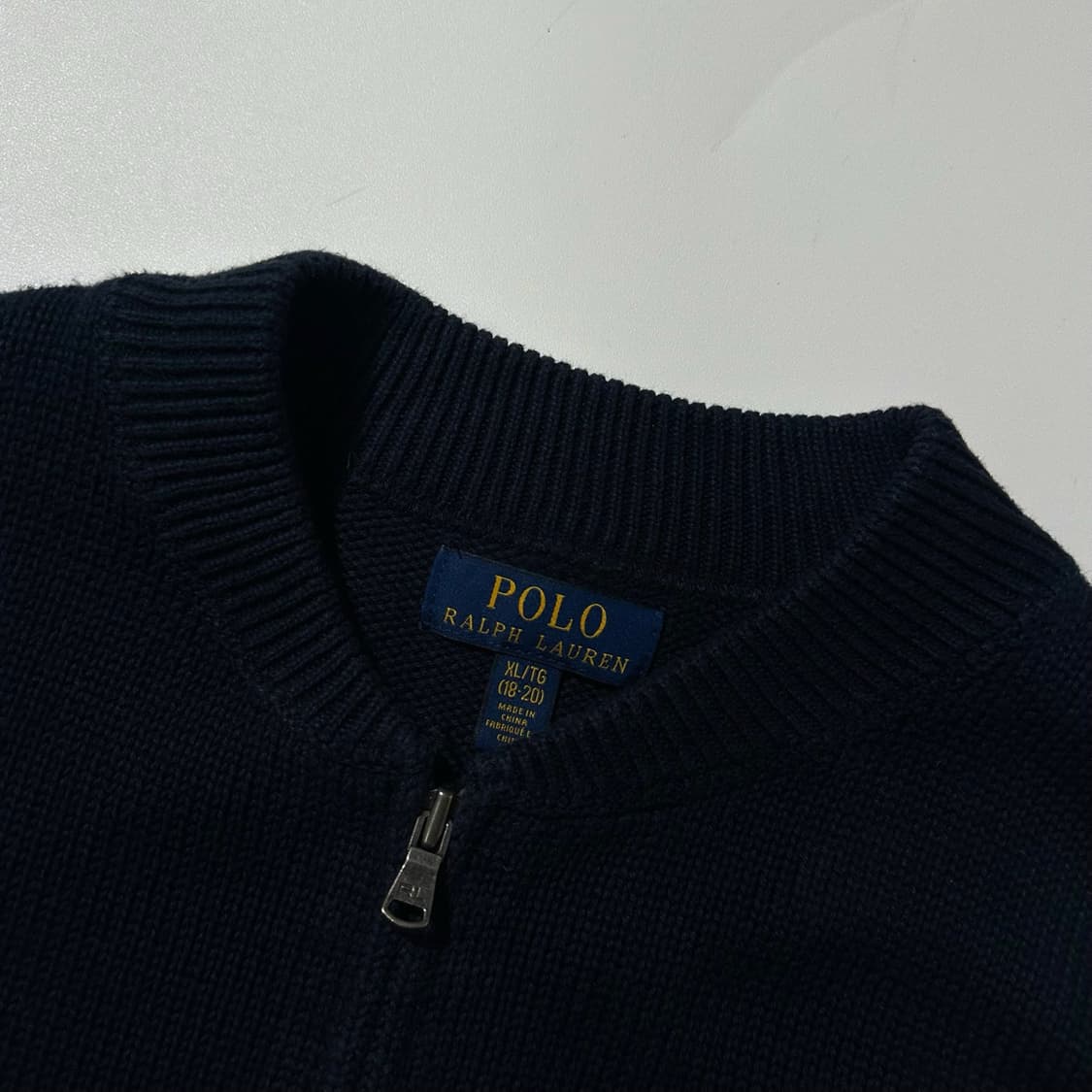 폴로 랄프로렌 빅포니 니트 블루종 자켓 상품이미지4