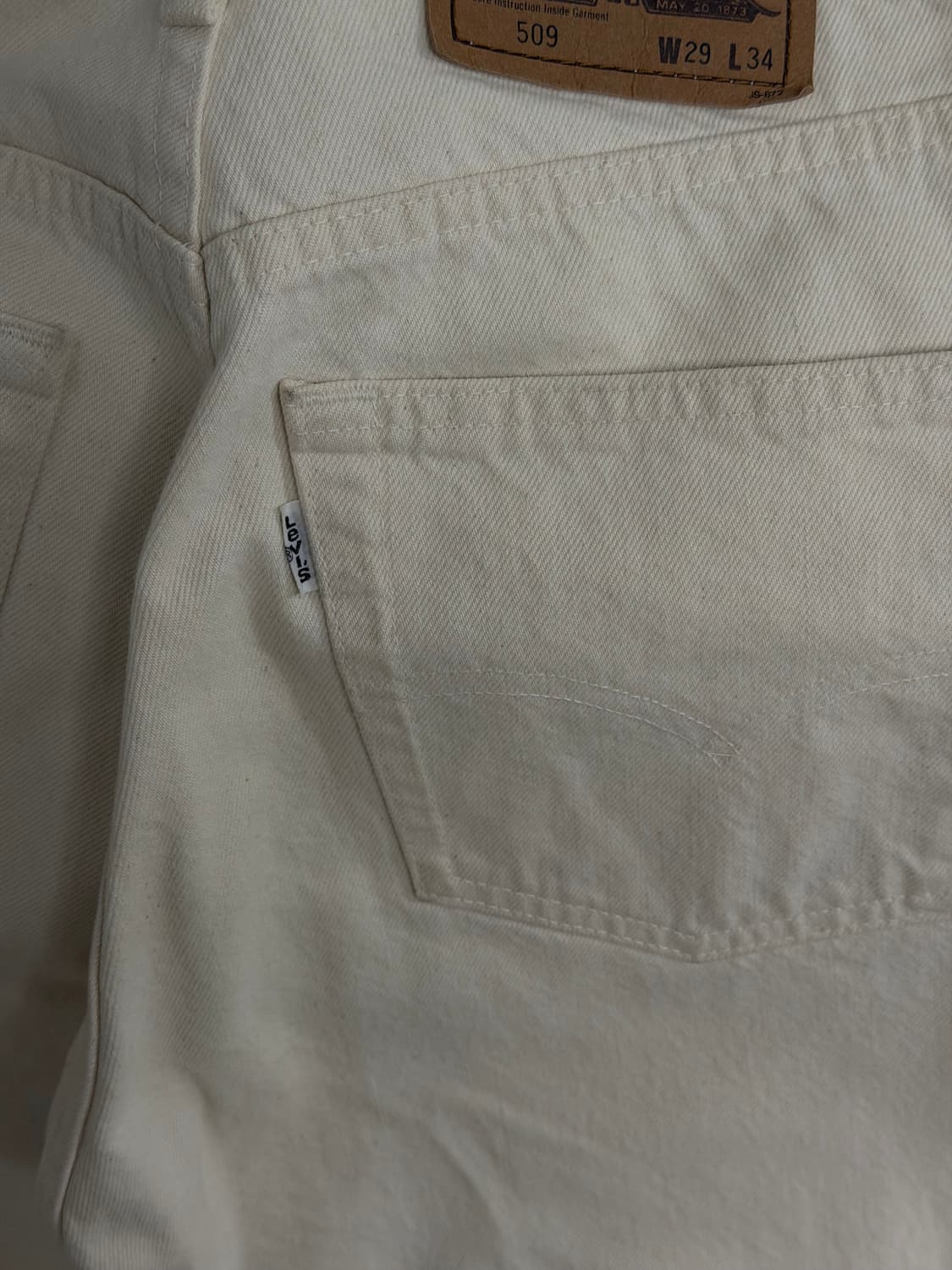 리바이스 화이트탭 509 상품이미지3