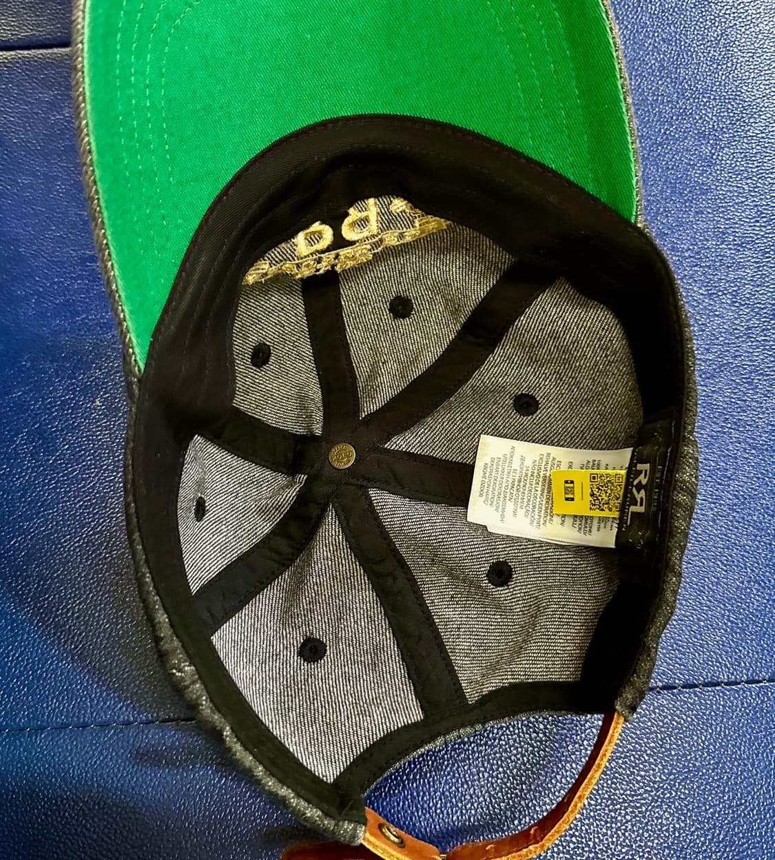 RRL 랜치 그레이 데님 볼캡 상품이미지2