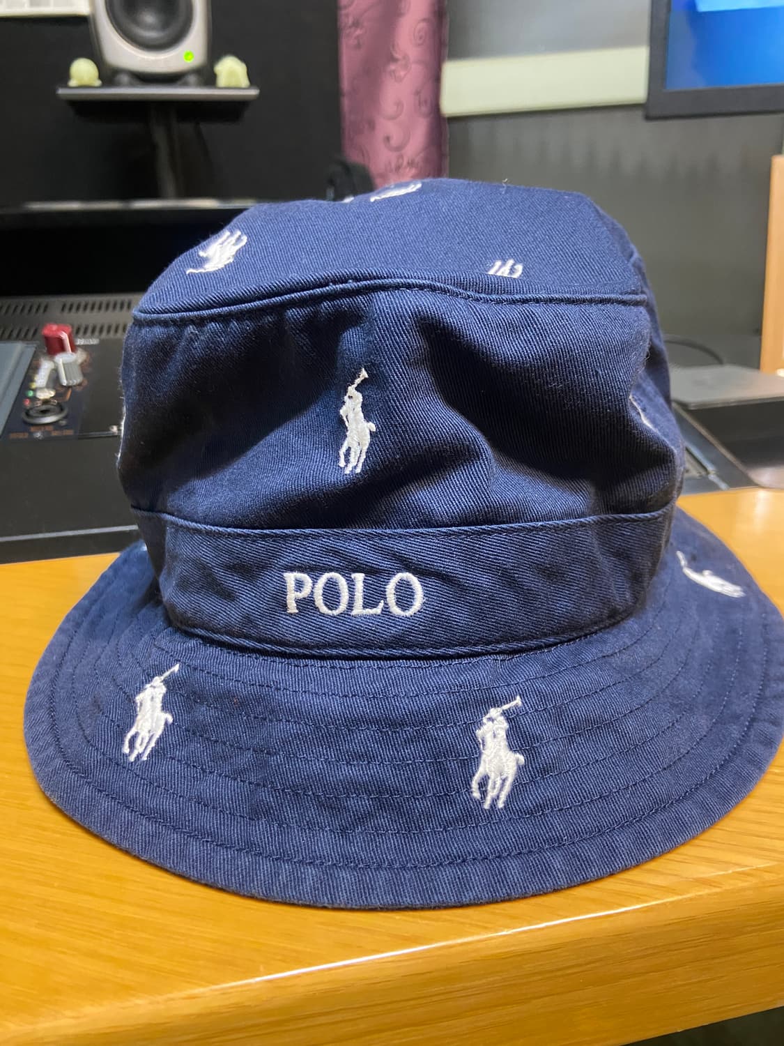 폴로 멀티포니 버킷햇 네이비 L/XL 상품이미지1