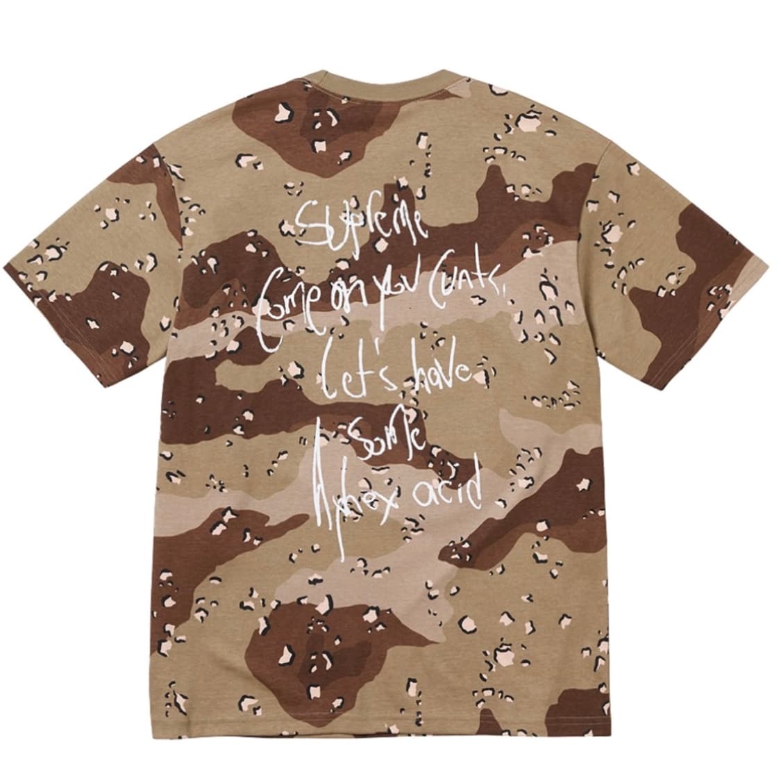 슈프림 x 에이펙스 티셔츠 초콜릿 칩 카모 상품이미지2