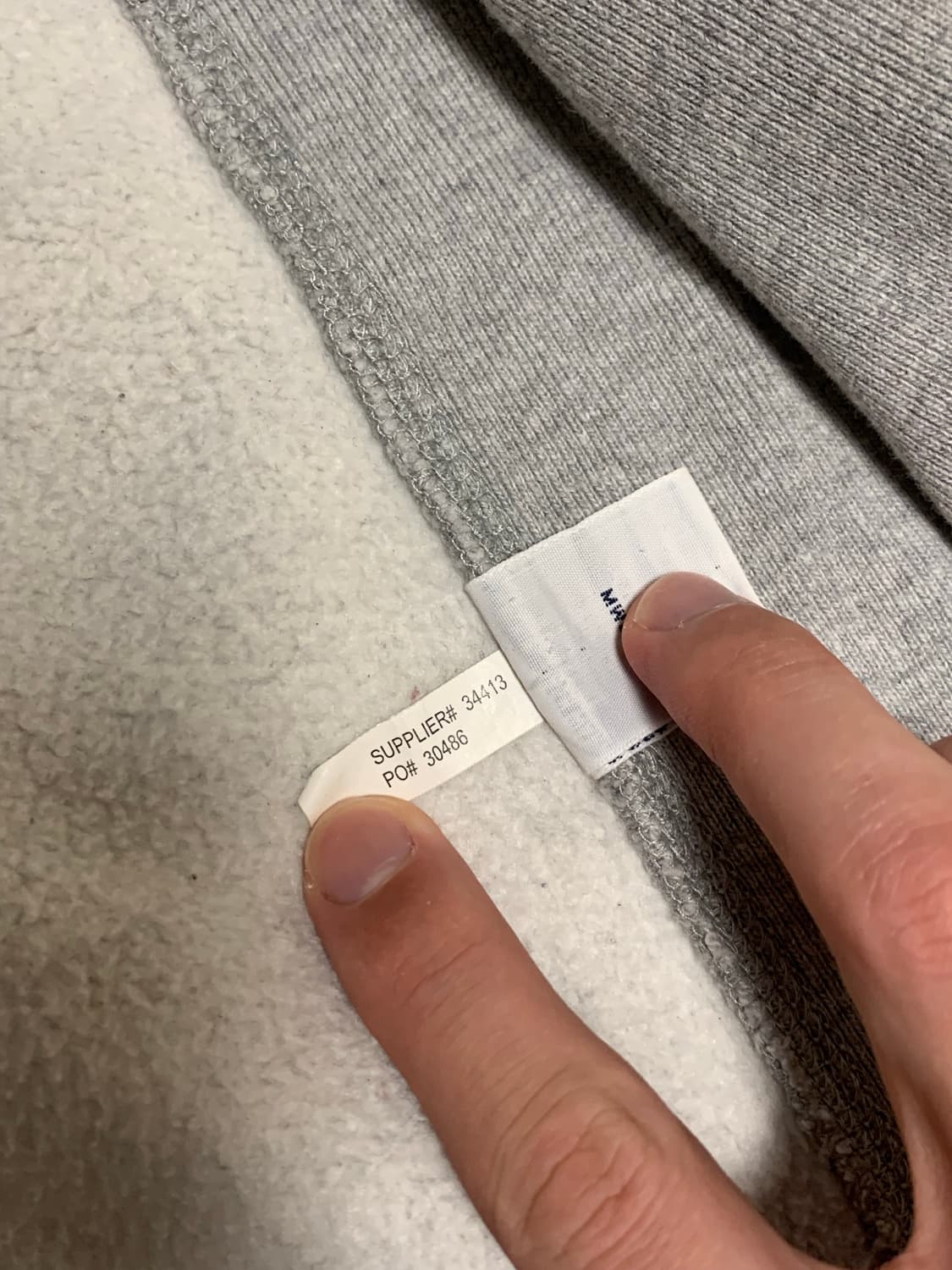 폴로 그레이 후드집업 상품이미지7