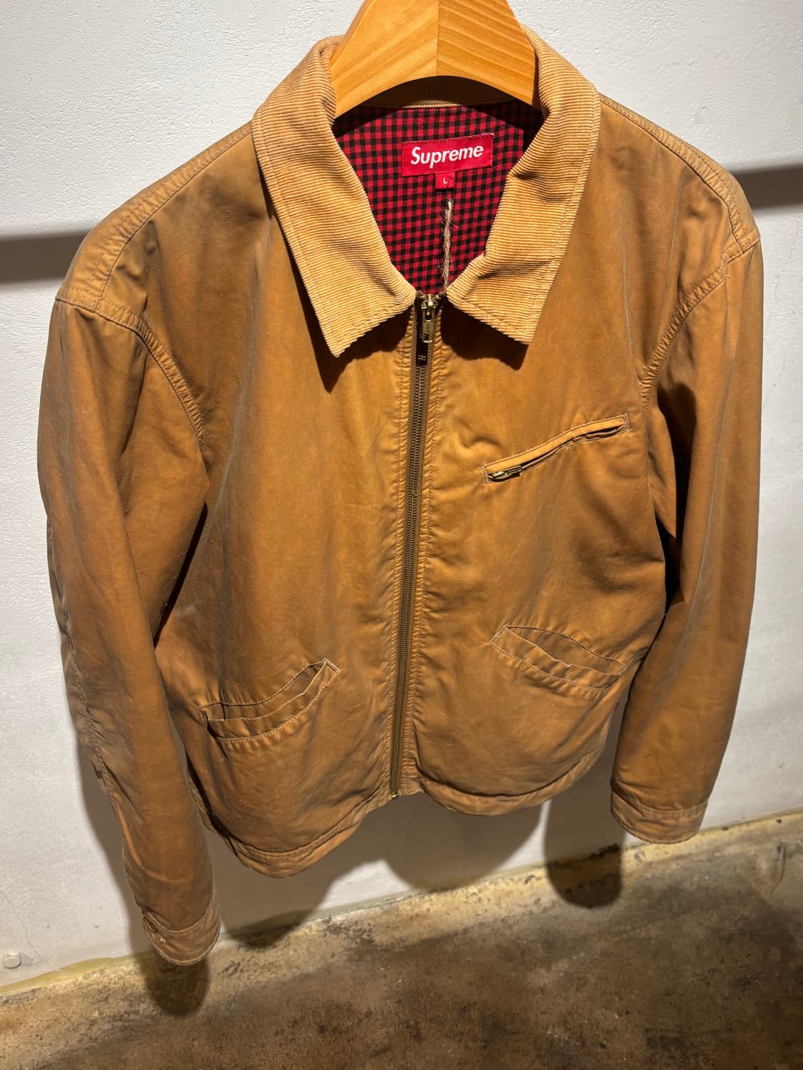 Supreme X British  wax Jacket 상품이미지4