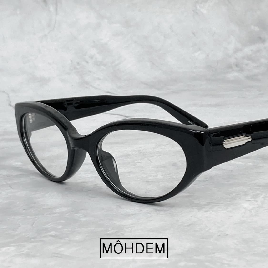 [Unsex] UV400 스터드 뿔테 안경 아이웨어 상품이미지1