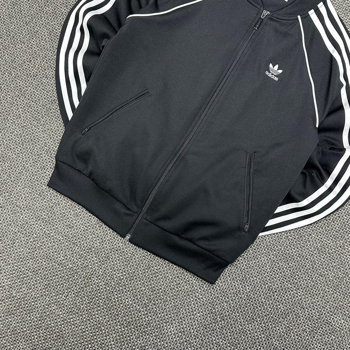 아디다스 신형 빈티지 슈퍼스타 블랙 져지 S 상품이미지5