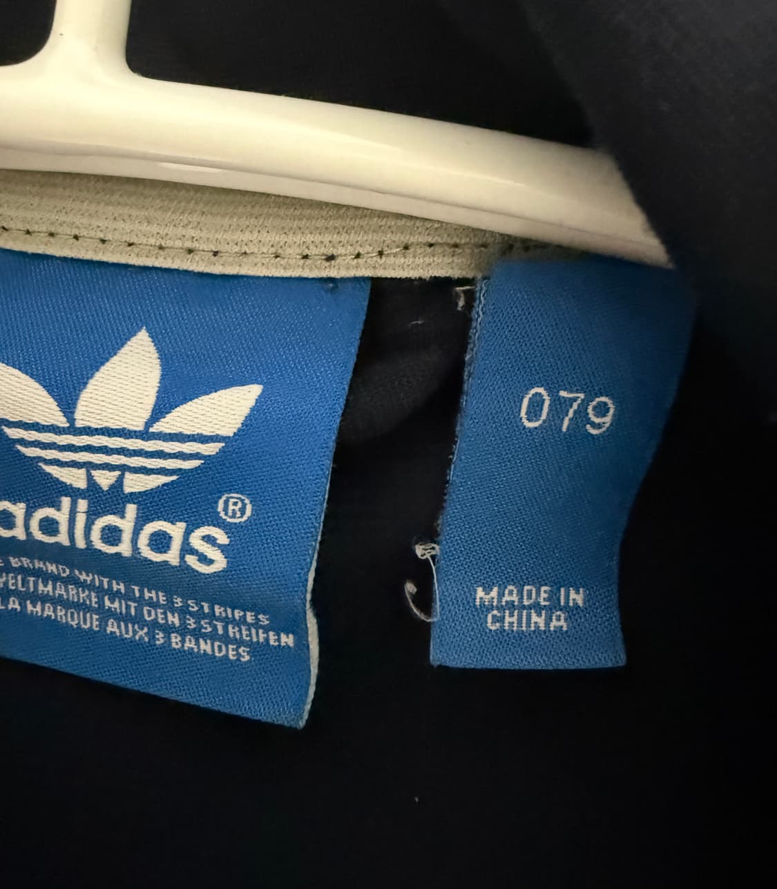 아디다스 파이어버드 네이비 져지 백로고 판매 상품이미지4