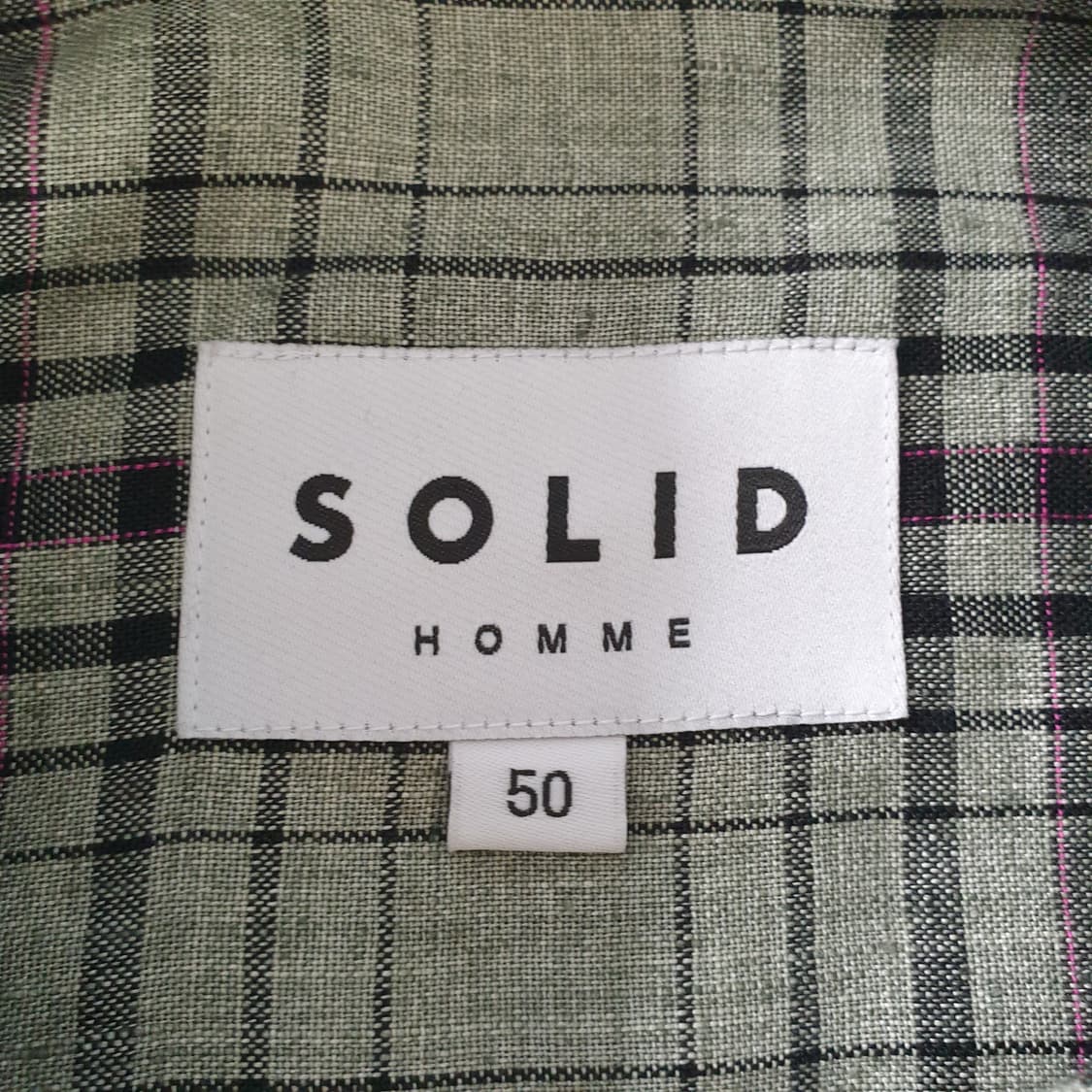 [무료배송] SOLID HOMME 체크 긴팔 셔츠 상품이미지2