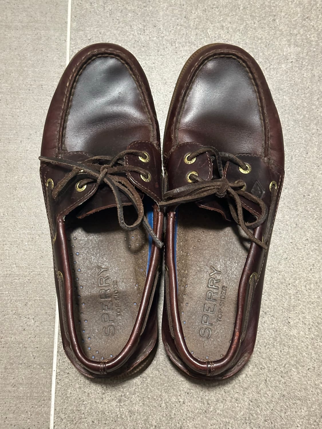 (US9) 스페리 탑사이더 보트슈즈 브라운 상품이미지4