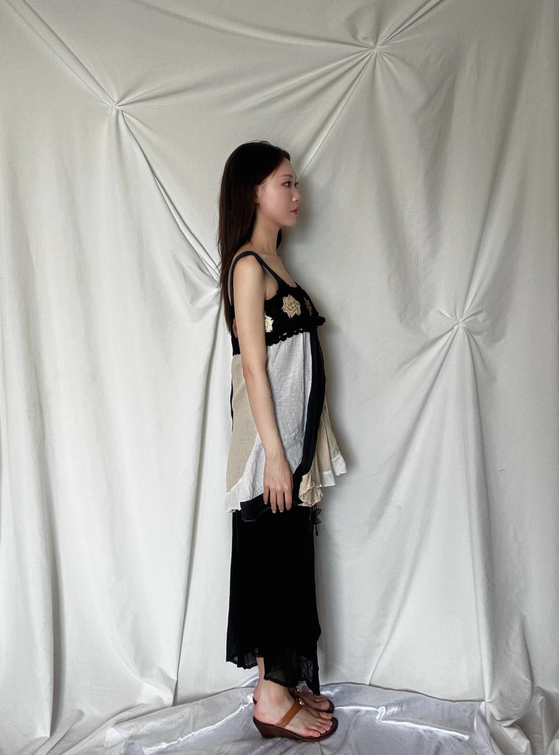 뜨개 꽃 나시 상품이미지3