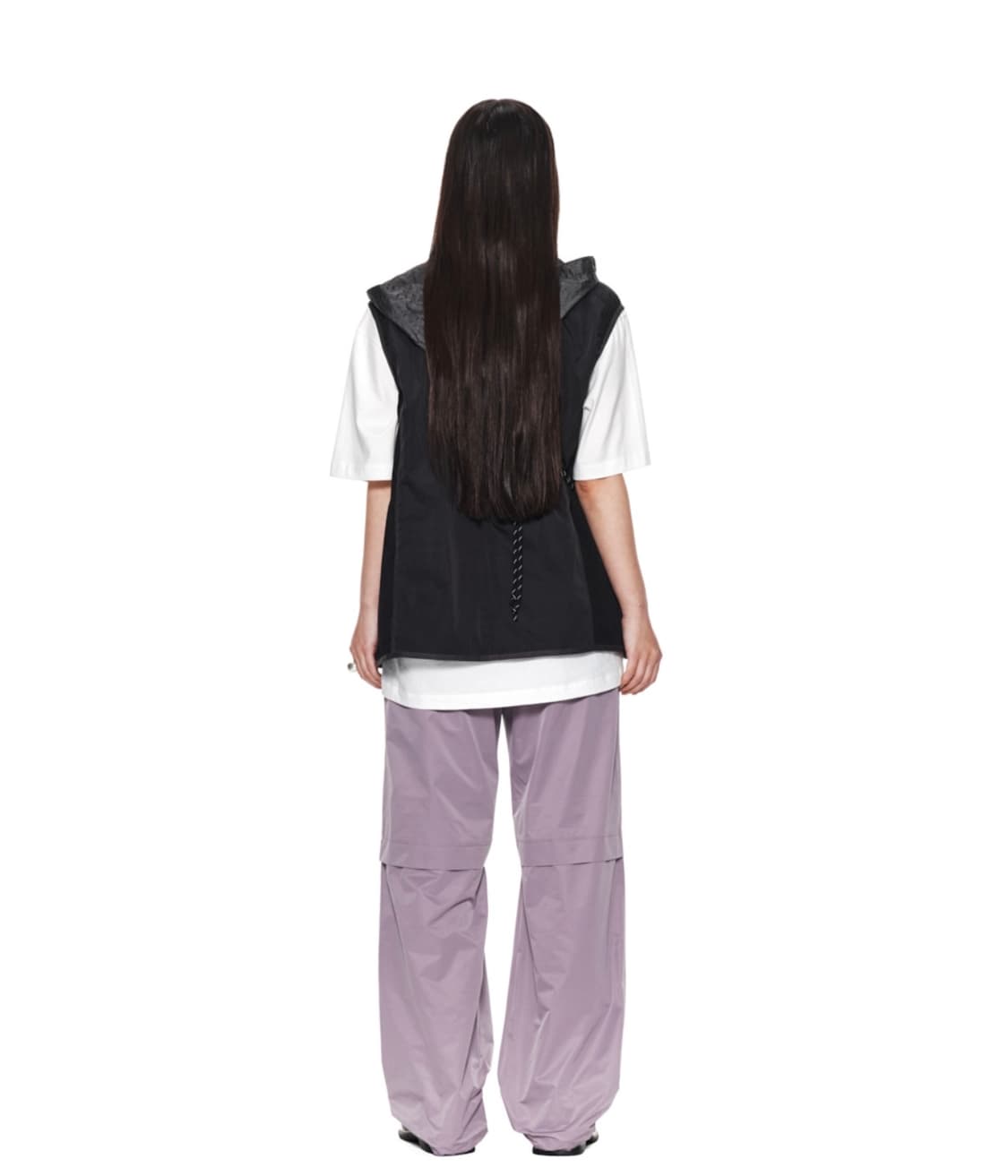 마뗑킴 KNEE ZIP OUT POCKET PANTS IN PURPLE 상품이미지7