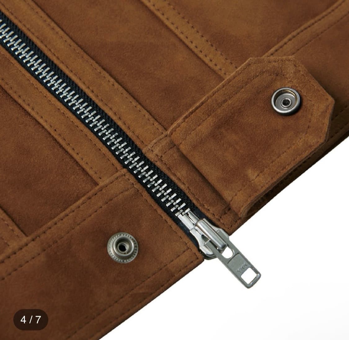 (신품급)느와르라르메스 스웨이드 자켓 (CAMEL)_48 상품이미지6