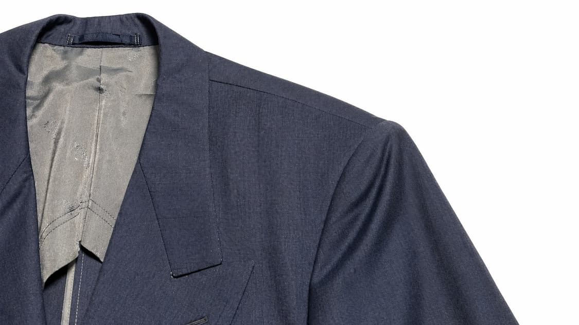 80s~90s 입생로랑 빈티지 더블 블레이저 일본 테일러 리워크 자켓 상품이미지4