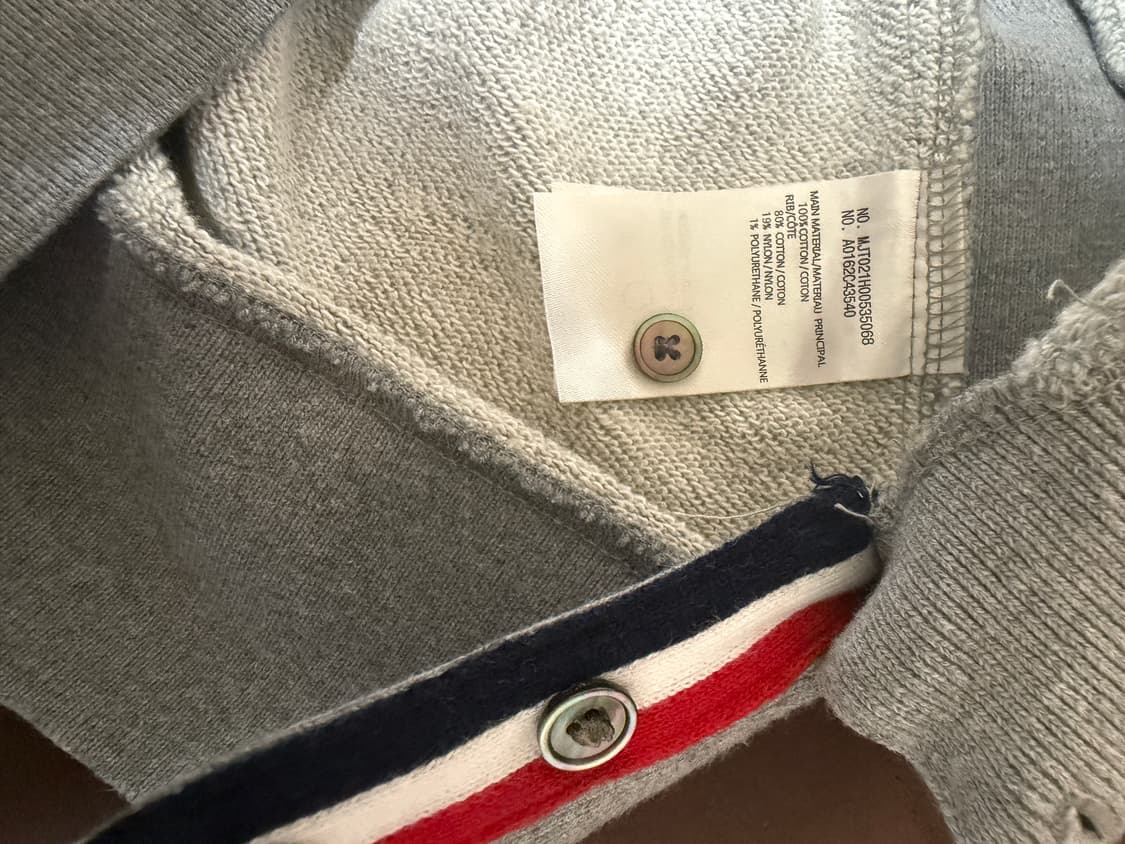 톰브라운 사선완장 맨투맨 그레이 2사이즈 상품이미지5