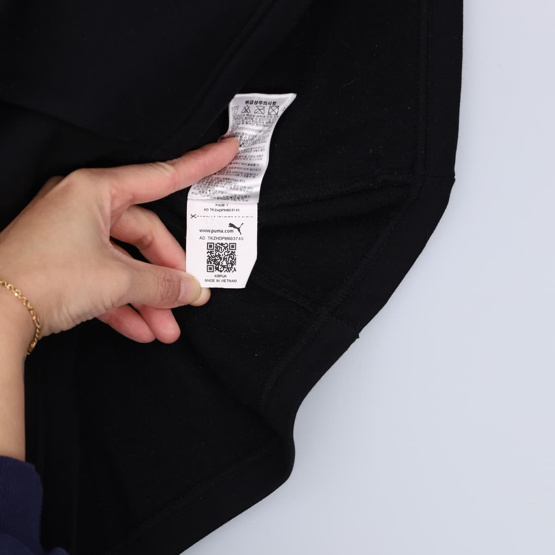 160 푸마 키즈여성 트레이닝 집업 0318H1 상품이미지5