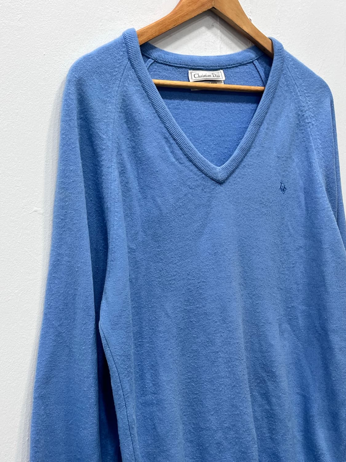 USA 크리스찬디올 베이비블루 브이넥 니트 100-105 상품이미지10