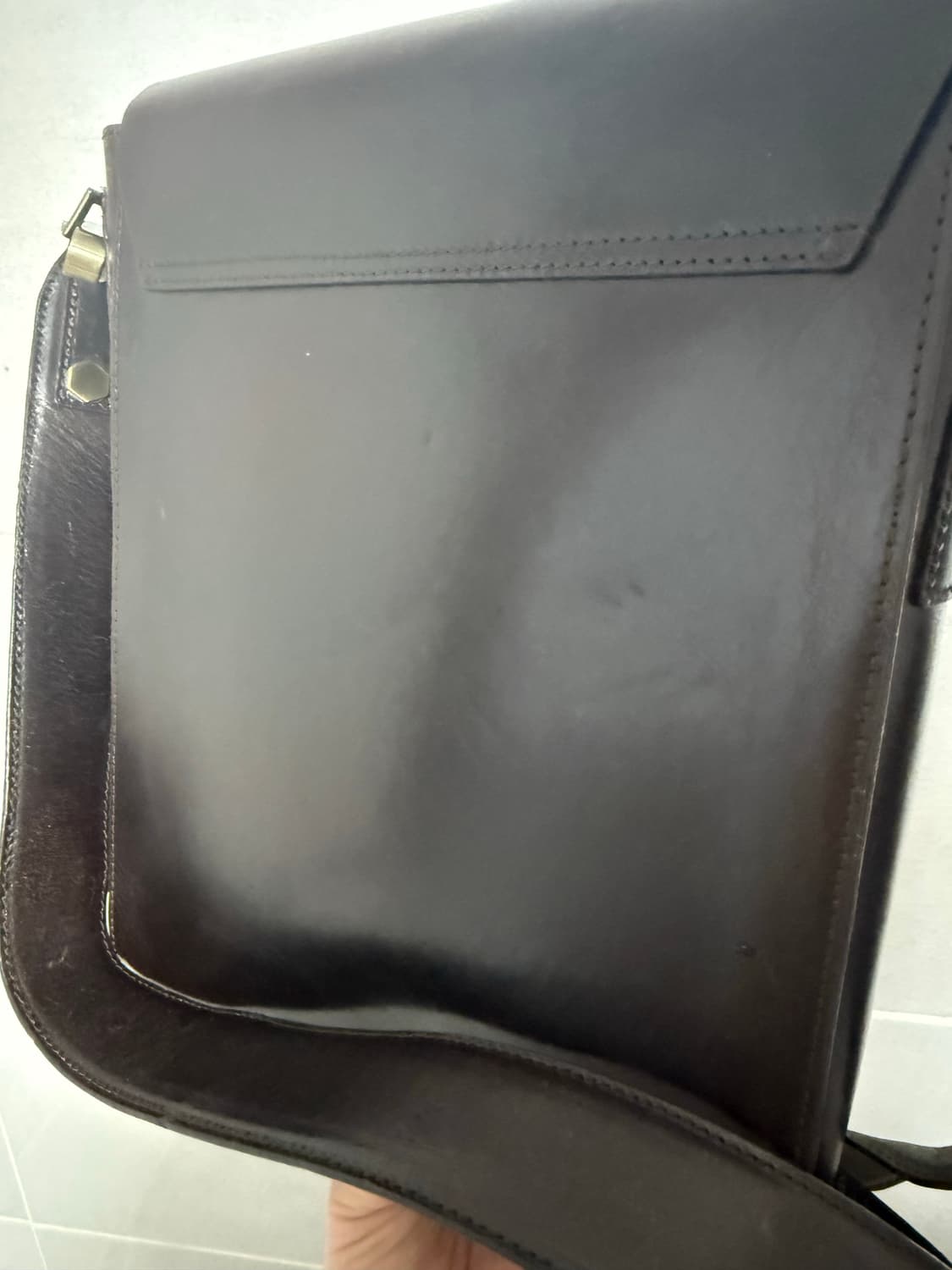 남자통가죽메신저가방 상품이미지4