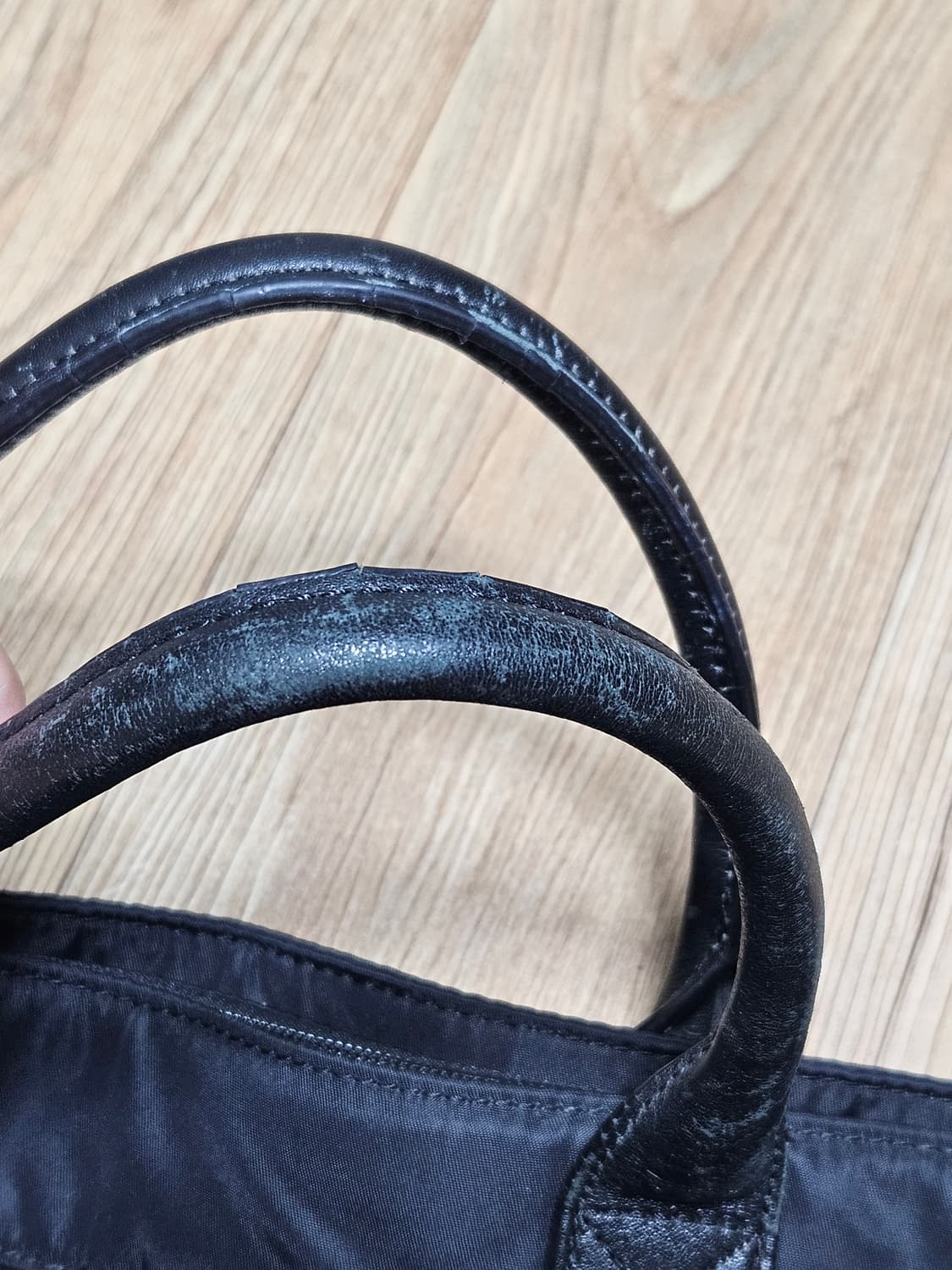 캘빈클라인 빈티지 레더 투웨이 백. 토트백 상품이미지8