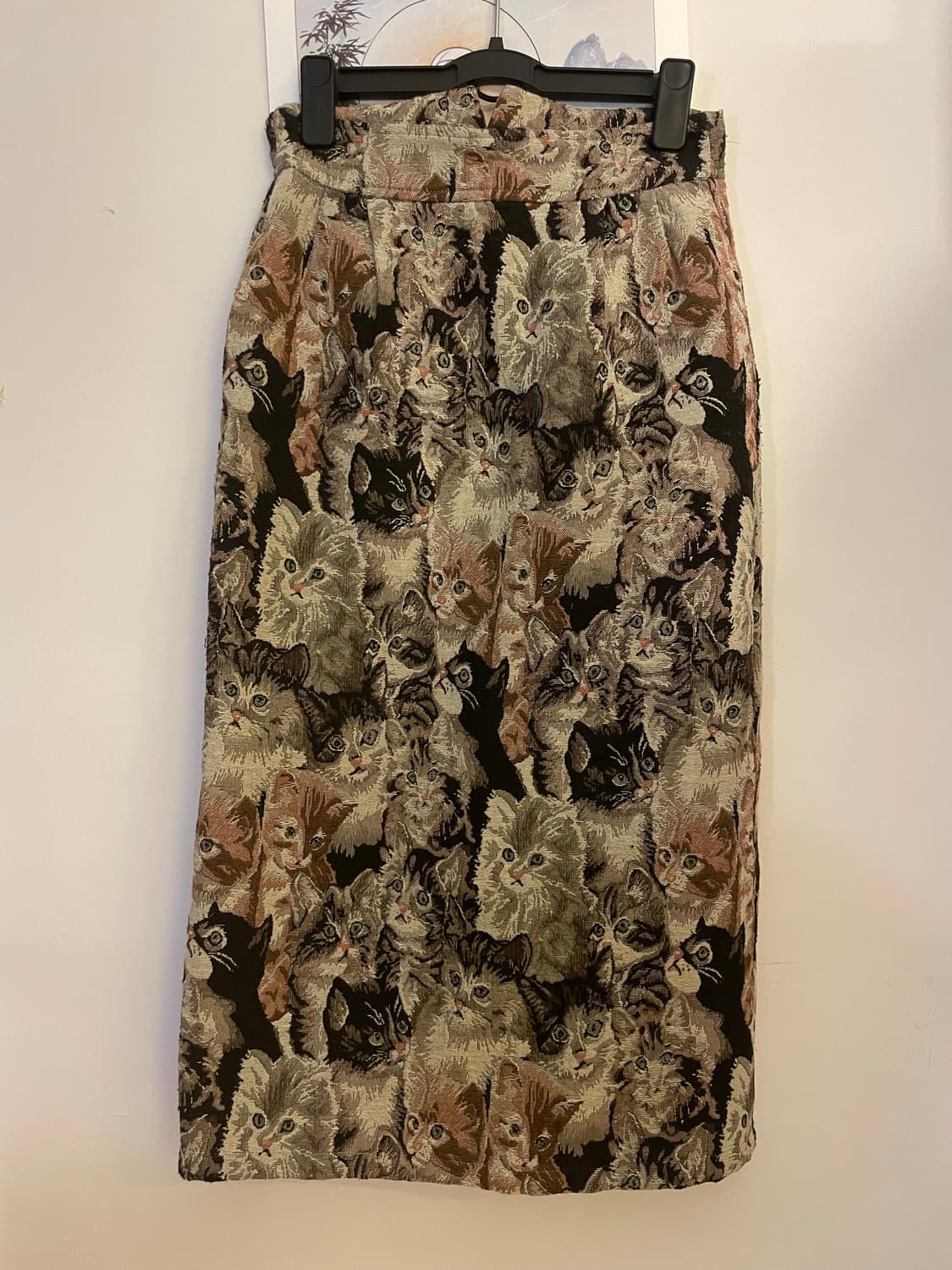 빈티지 야옹이 스커트 상품이미지1