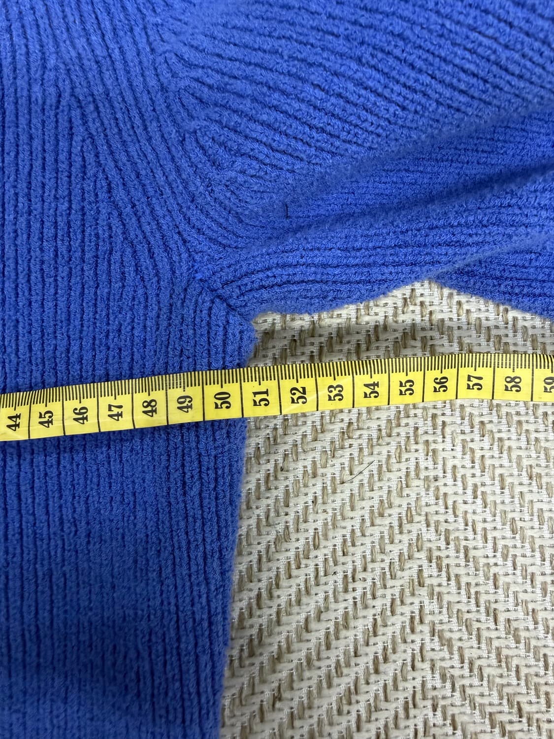 정품) COS 코스 남성 블루 니트 가디건 S 상품이미지7