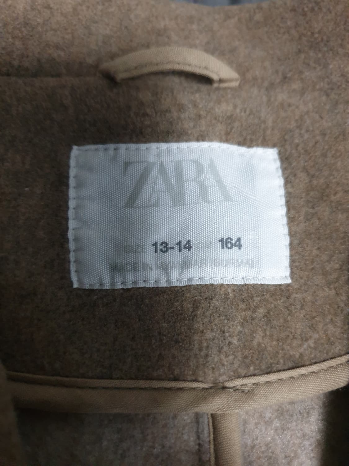 자라 아웃투 포켓 투버튼 미디코트 (13-14) 164cm (S) 상품이미지3