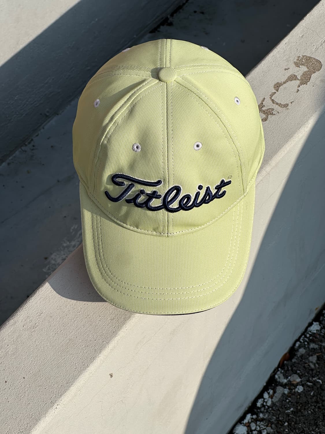 [F] 타이틀리스트 로고 라임톤 볼캡 모자 골프 상품이미지1