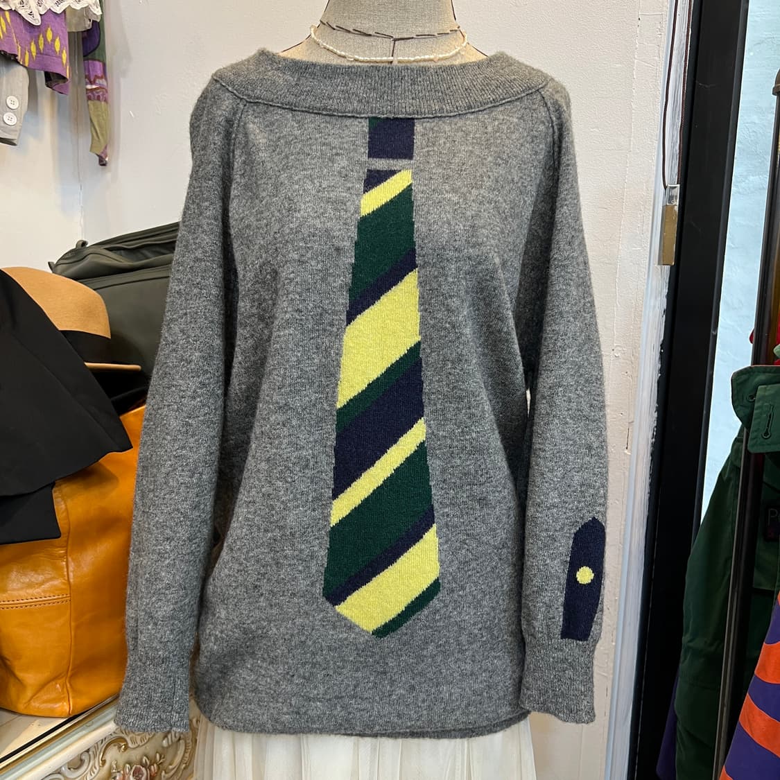 메르시보꾸 타이 울 니트 상품이미지1