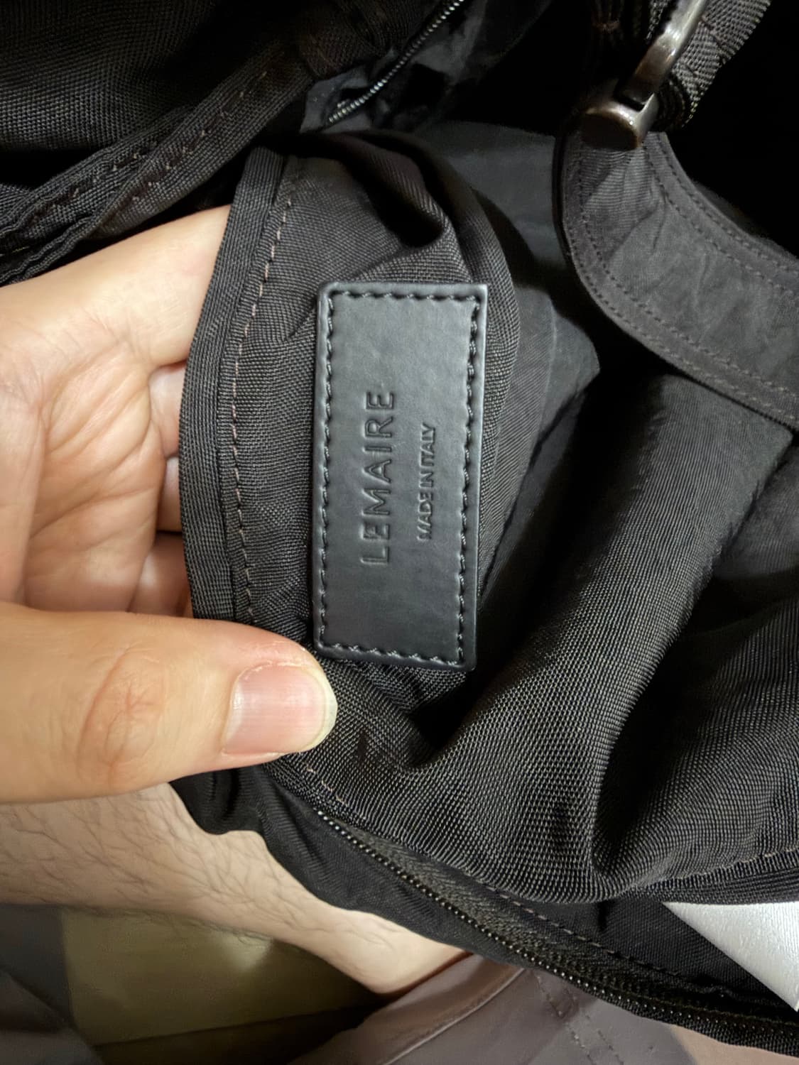 르메르 소프트 게임백 라지 다크초콜릿 상품이미지4
