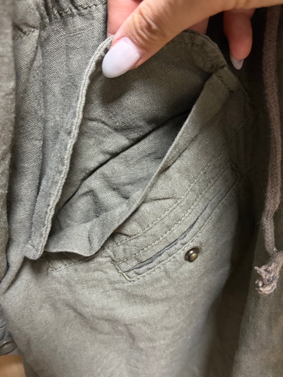 어쓰뮤직 모리걸 후드 야상 하구미 스즈코 상품이미지5